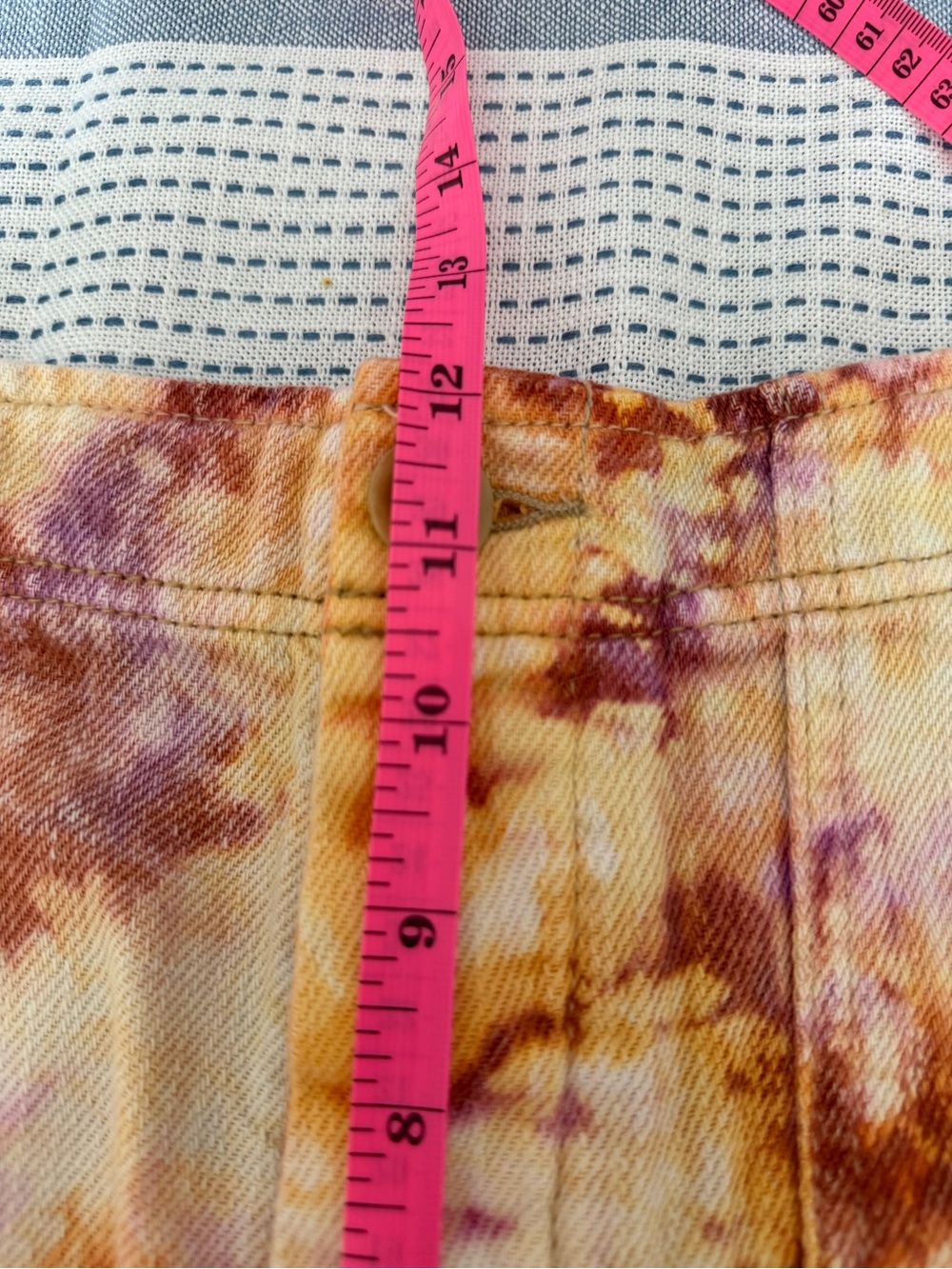 We The Free She’s a Legend Harem Bermuda Shorts- Apricot Tie Dye - Picture 10 of 13